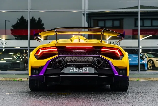 2022 Lamborghini Huracán STO for sale, exterior, Giallo and Nero Alcantara