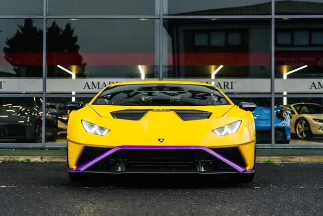 2022 Lamborghini Huracán STO for sale, exterior, Giallo and Nero Alcantara