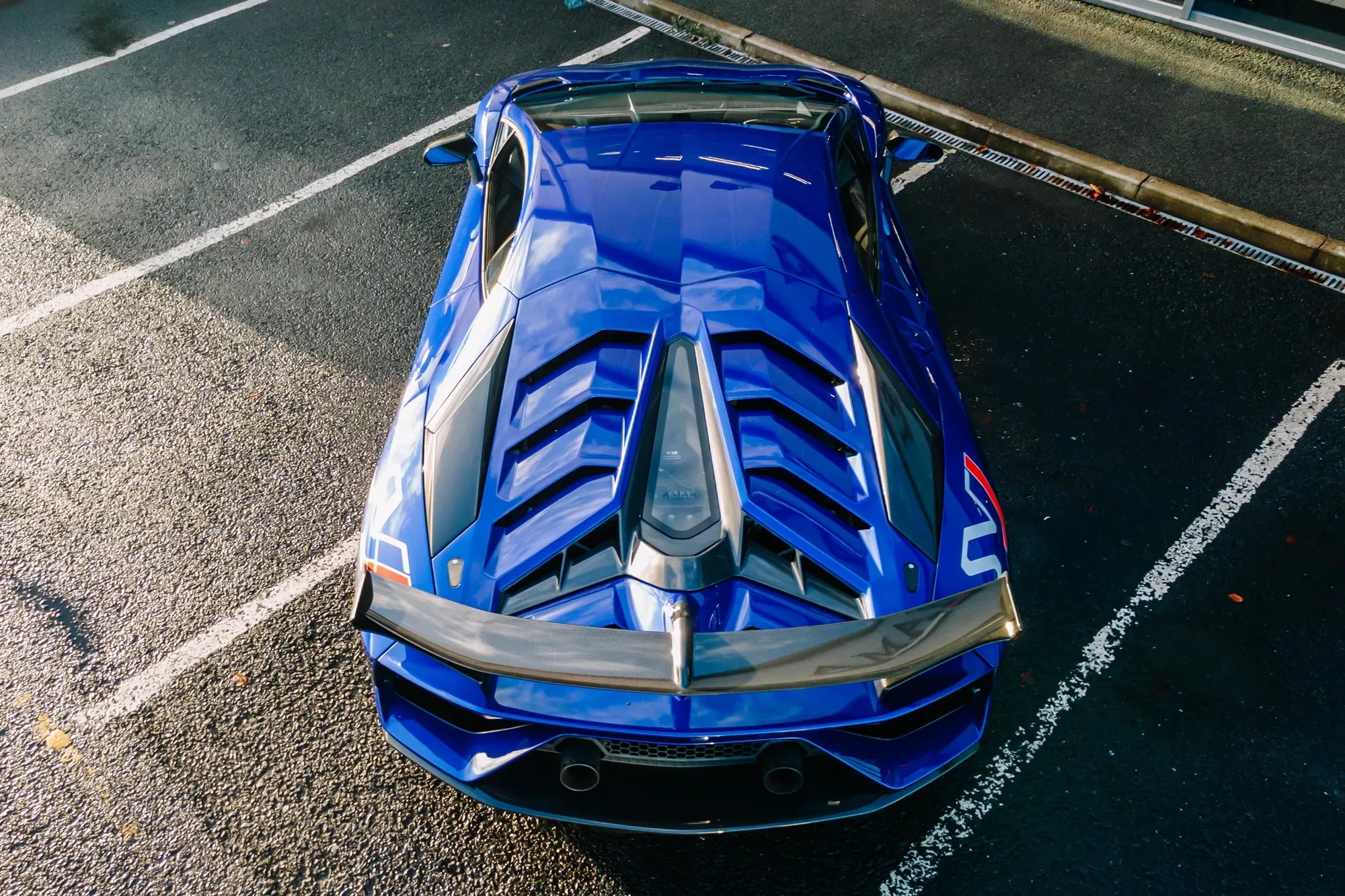 2019 Lamborghini Aventador SVJ LP 770-4 for sale, exterior, Blu Nereid