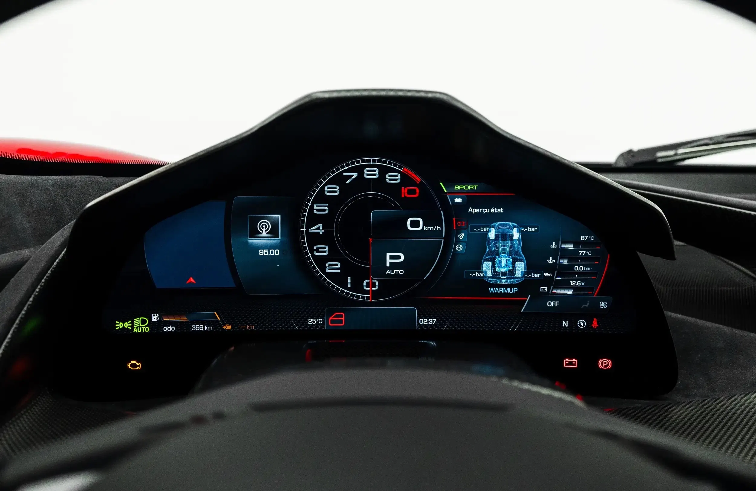 2023 Ferrari Daytona SP3 interior, Blue