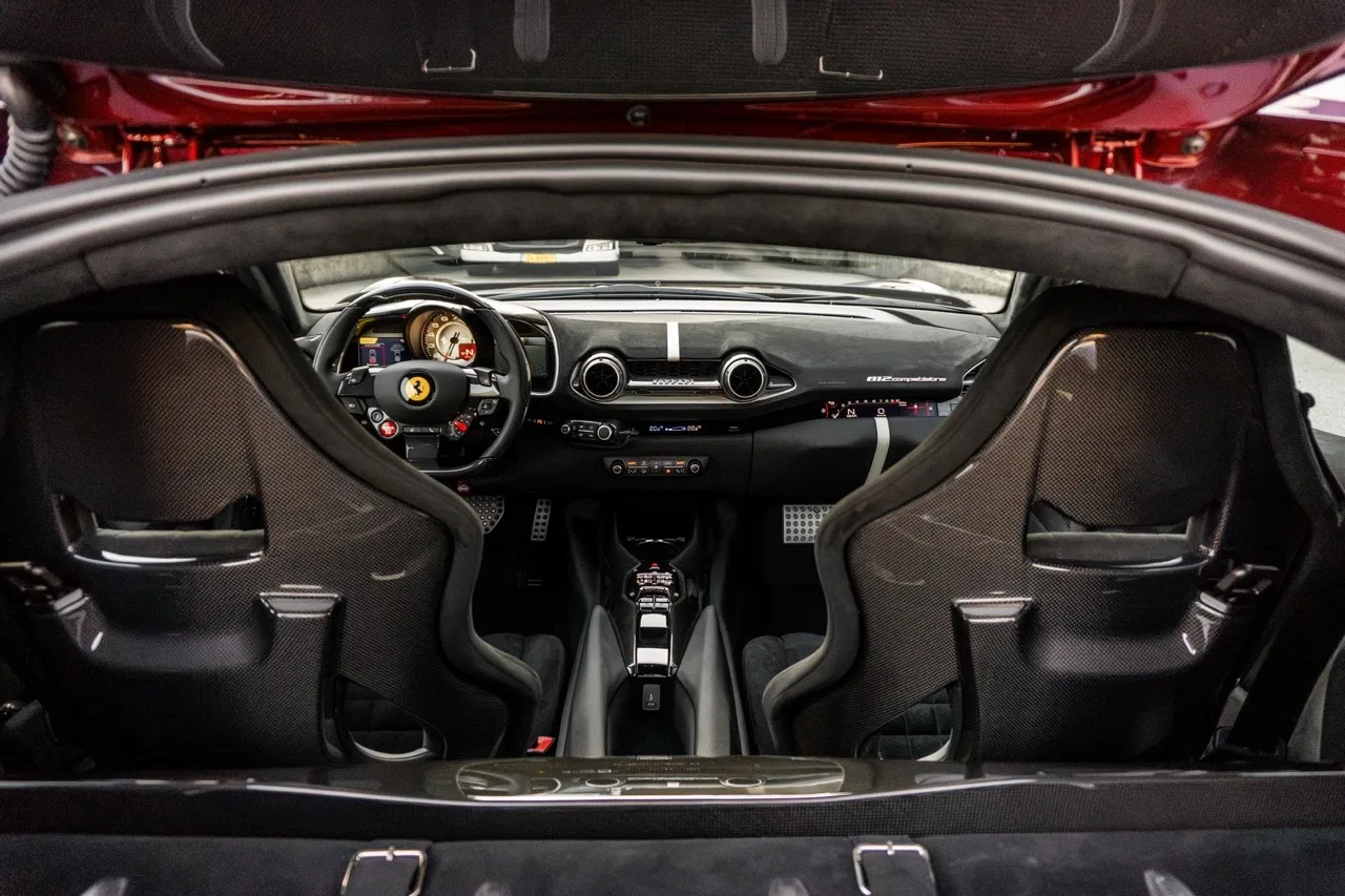 2022 Ferrari 812 Competizione – Rosso Rubino interior