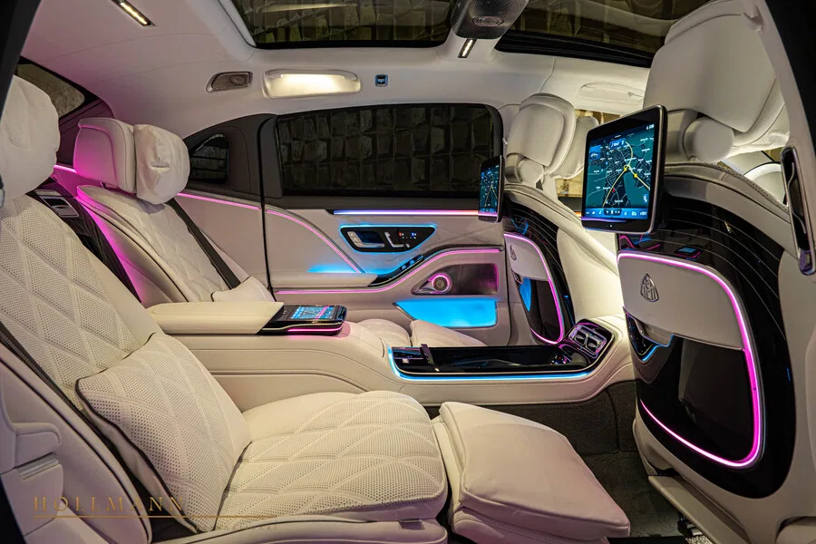 2024 Mercedes-Maybach S 680 4MATIC interior, seats, Leather Helios