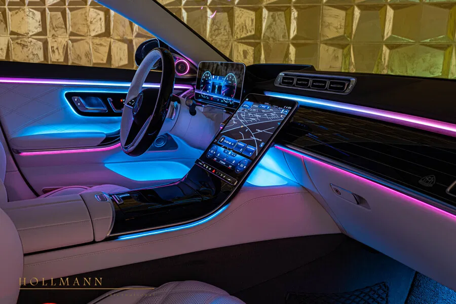 2024 Mercedes-Maybach S 680 4MATIC interior, dashboard, Leather Helios