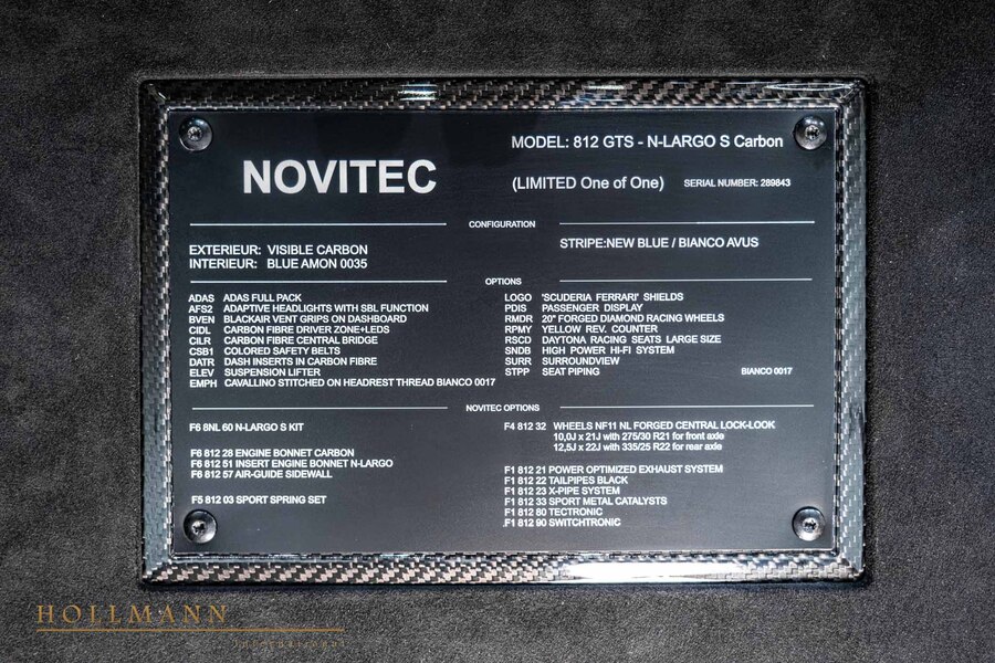 2025 Ferrari 812 GTS NOVITEC N-LARGO, 20/20