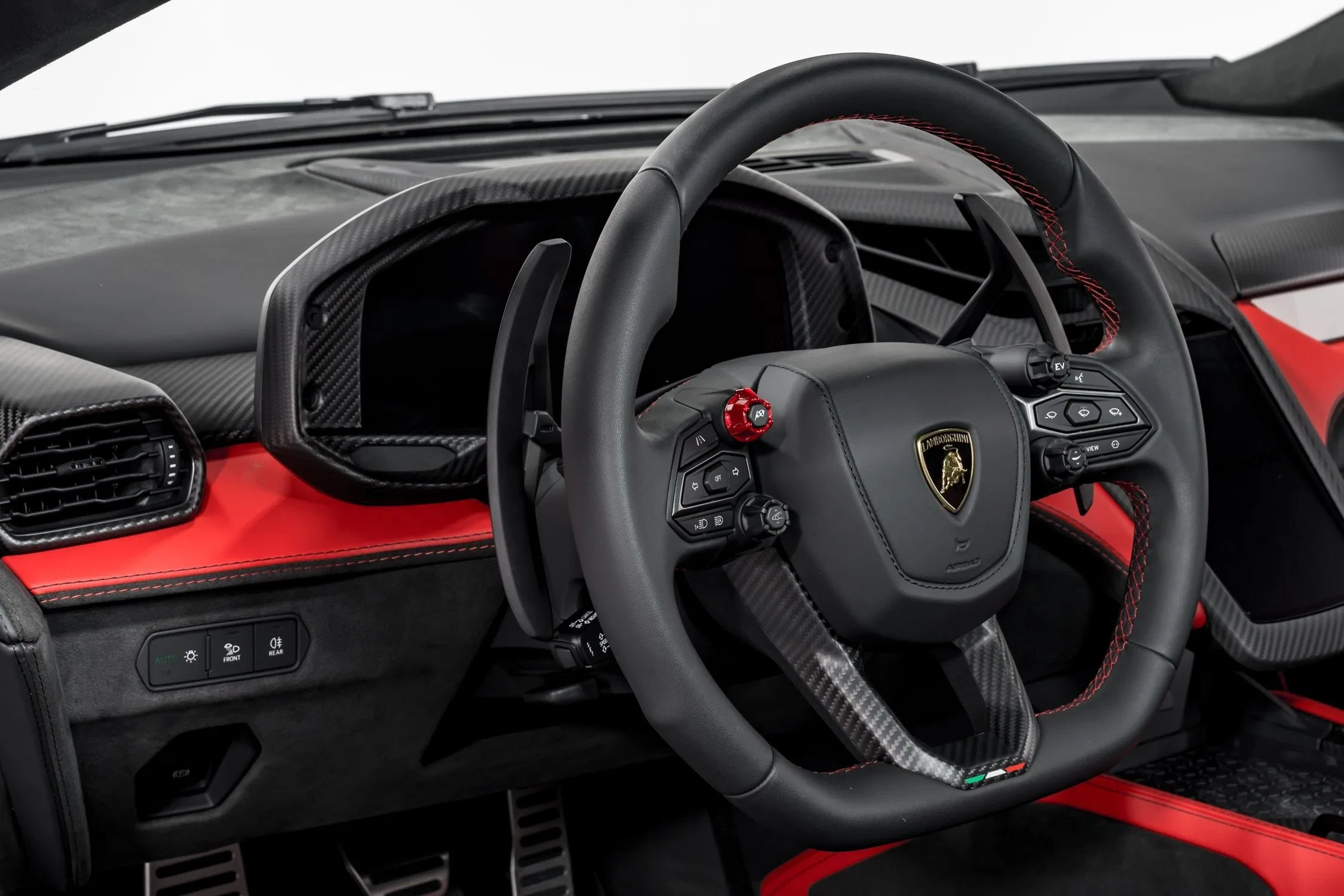 2024 Lamborghini Revuelto interior, Nero Ade