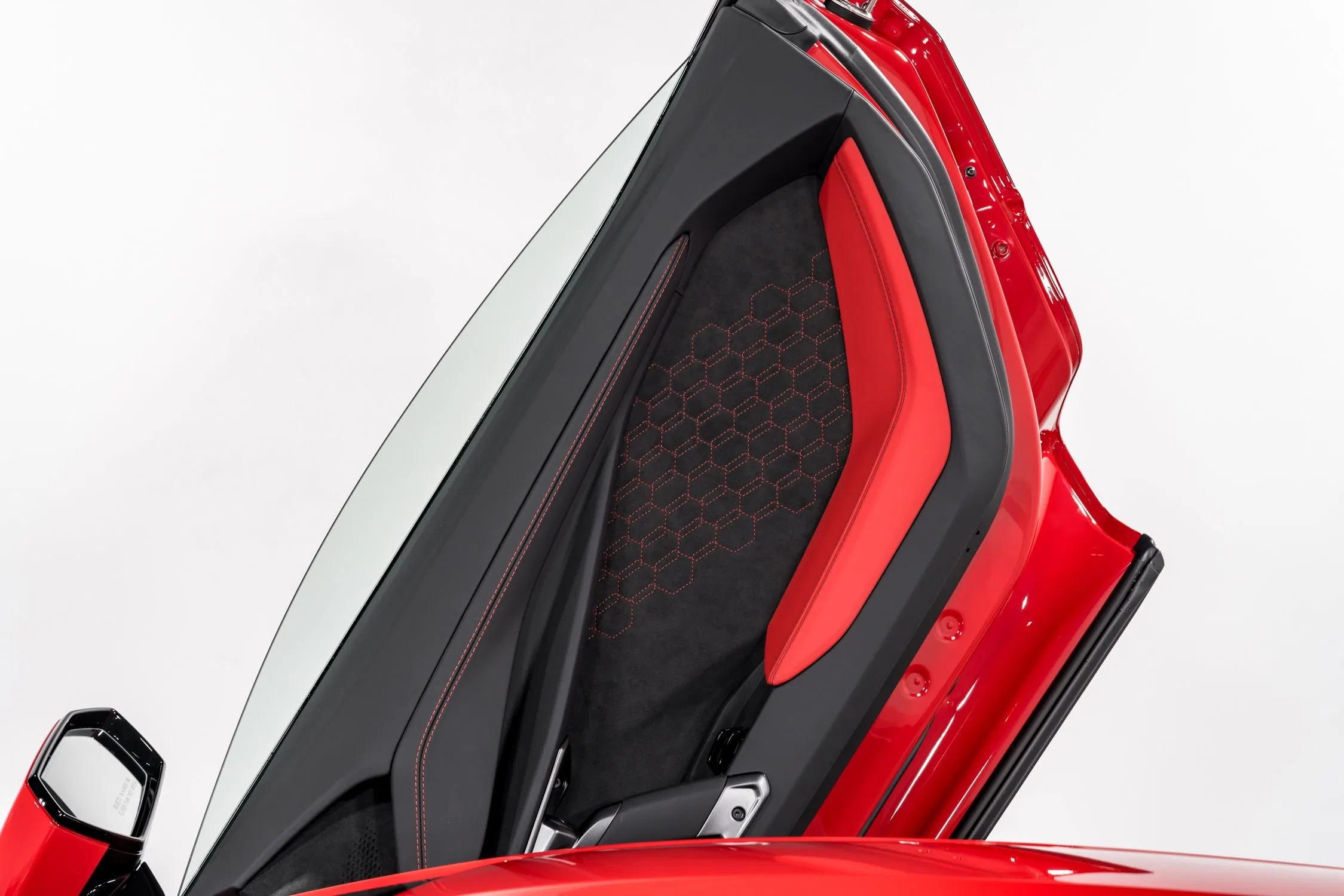 2024 Lamborghini Revuelto interior, door panel, Nero Ade