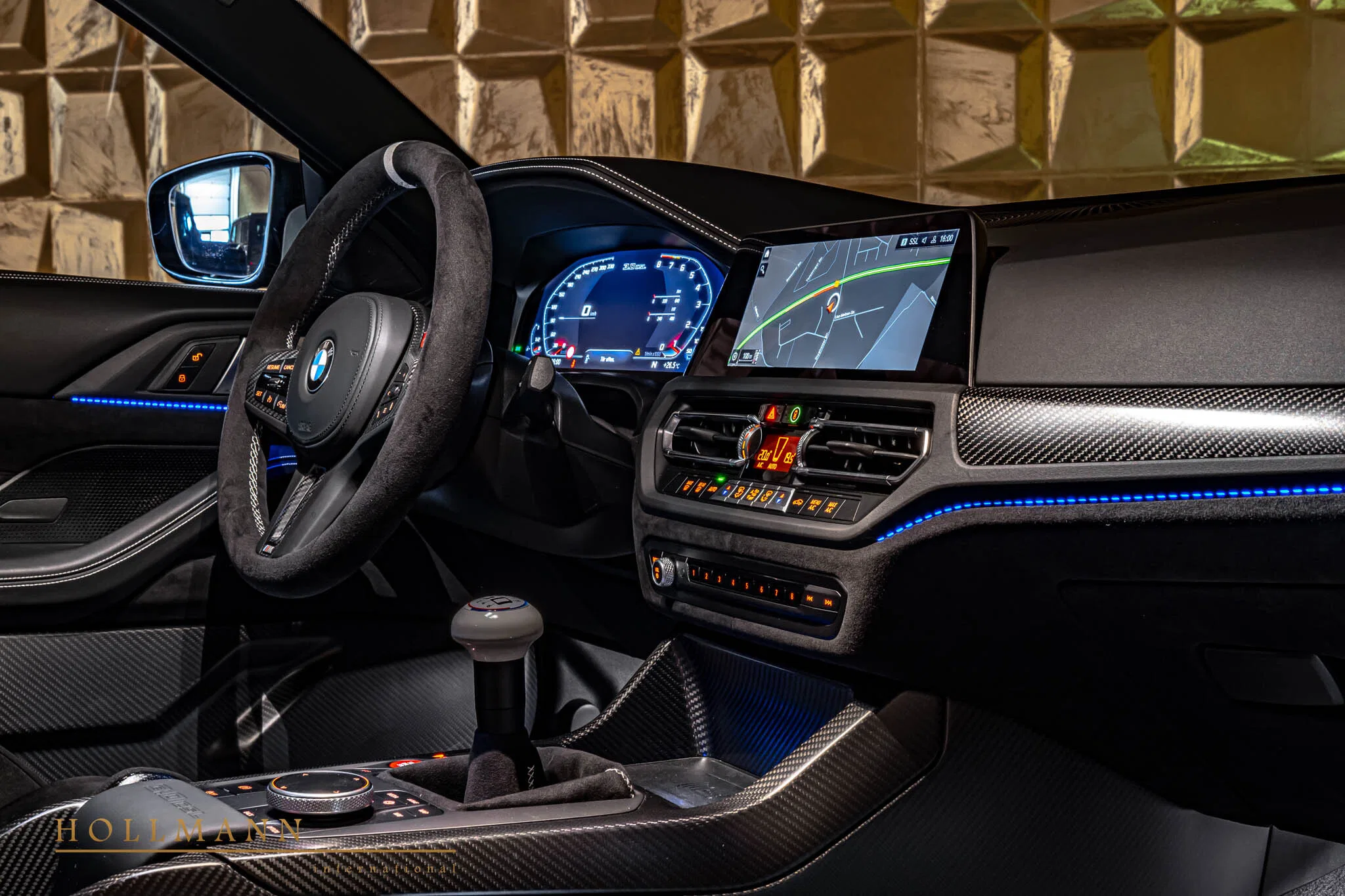2025 BMW 3.0 CSL interior, dashboard, Leather/Alcantara Black