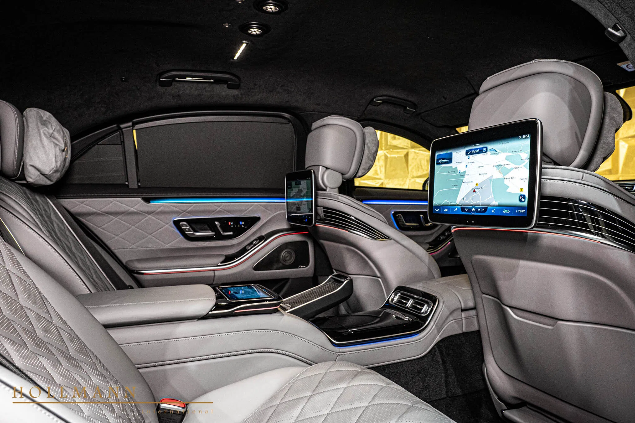 2025 Mercedes-Benz S 680 Armored interior, seats, Exclusive Leather - Gray