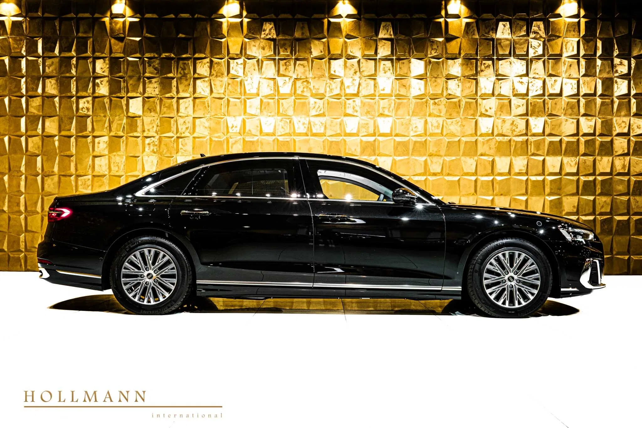 2025 Audi A8 Armored for sale, exterior, Mythos black