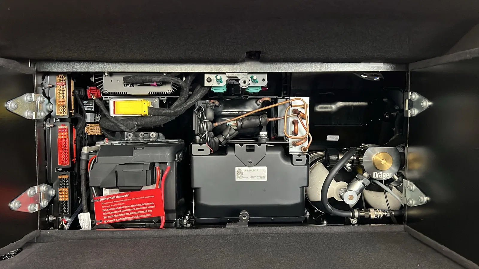 2025 Armored Audi A8 trunk