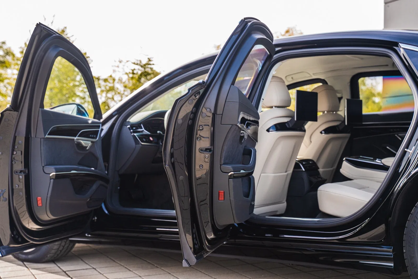 2025 Armored Audi A8 for sale, exterior, Mythos Black