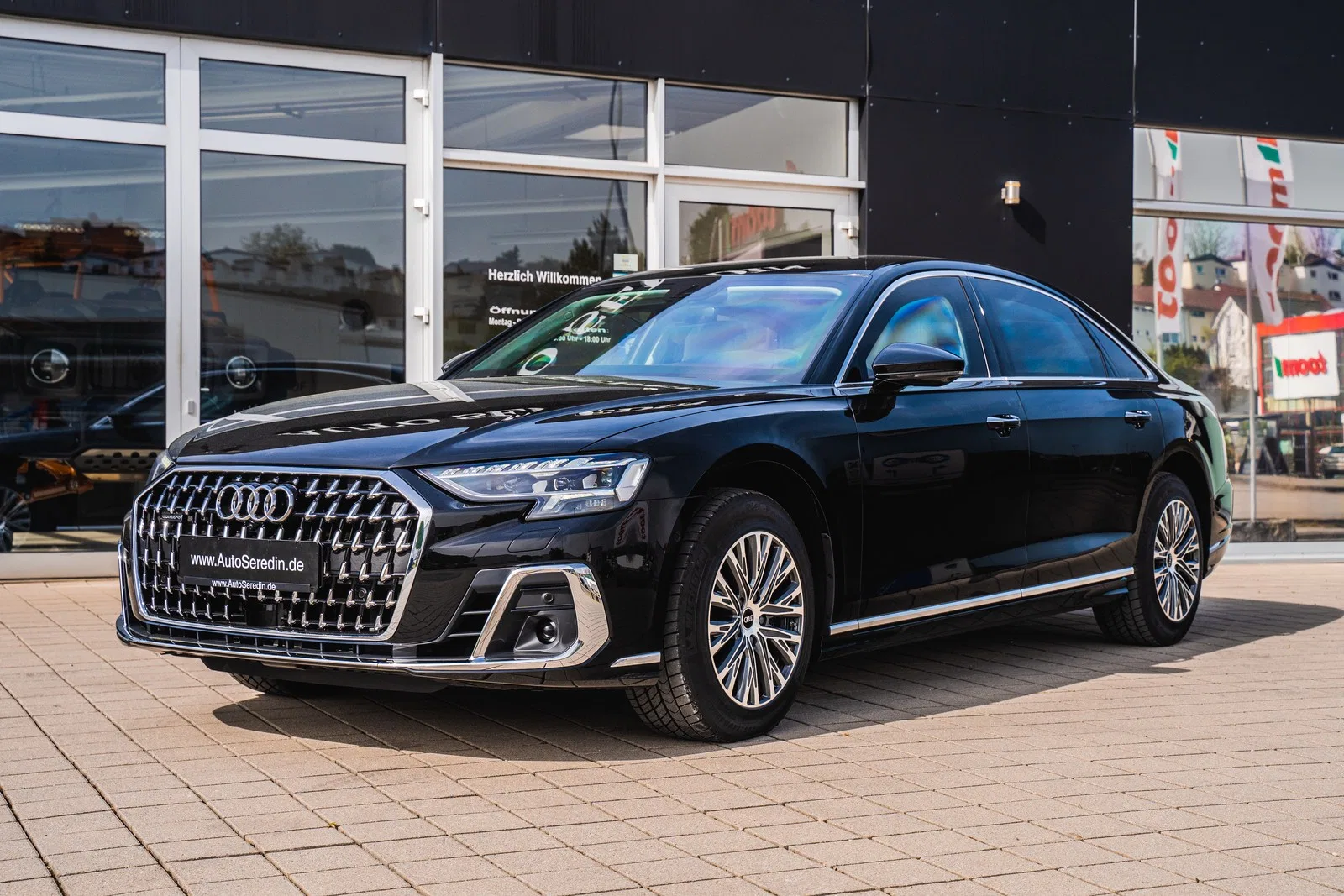 2025 Armored Audi A8 for sale, exterior, Mythos Black