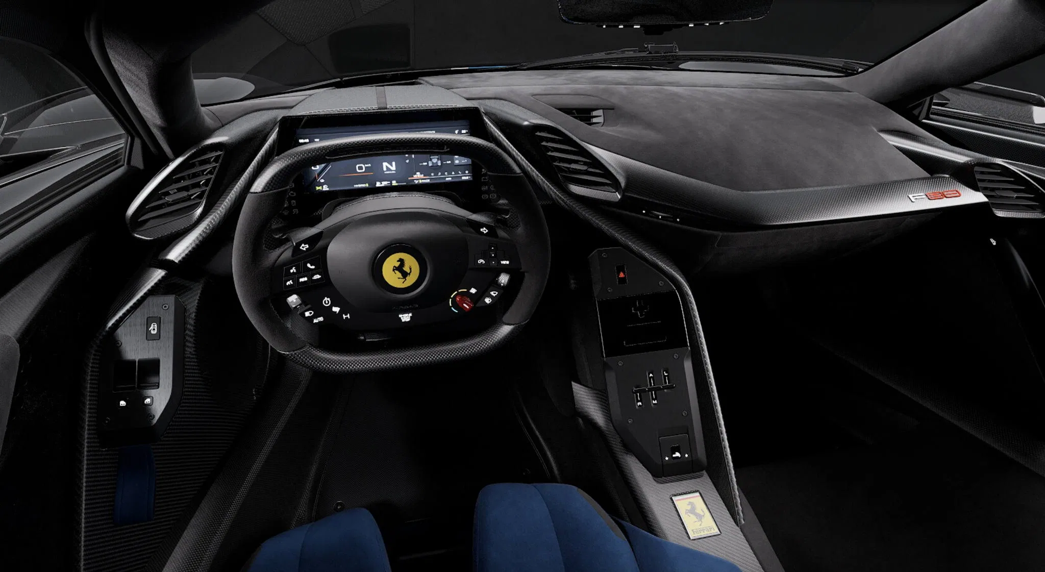 2026 Ferrari F80 – interior, dashboard, Customizable upon build specification