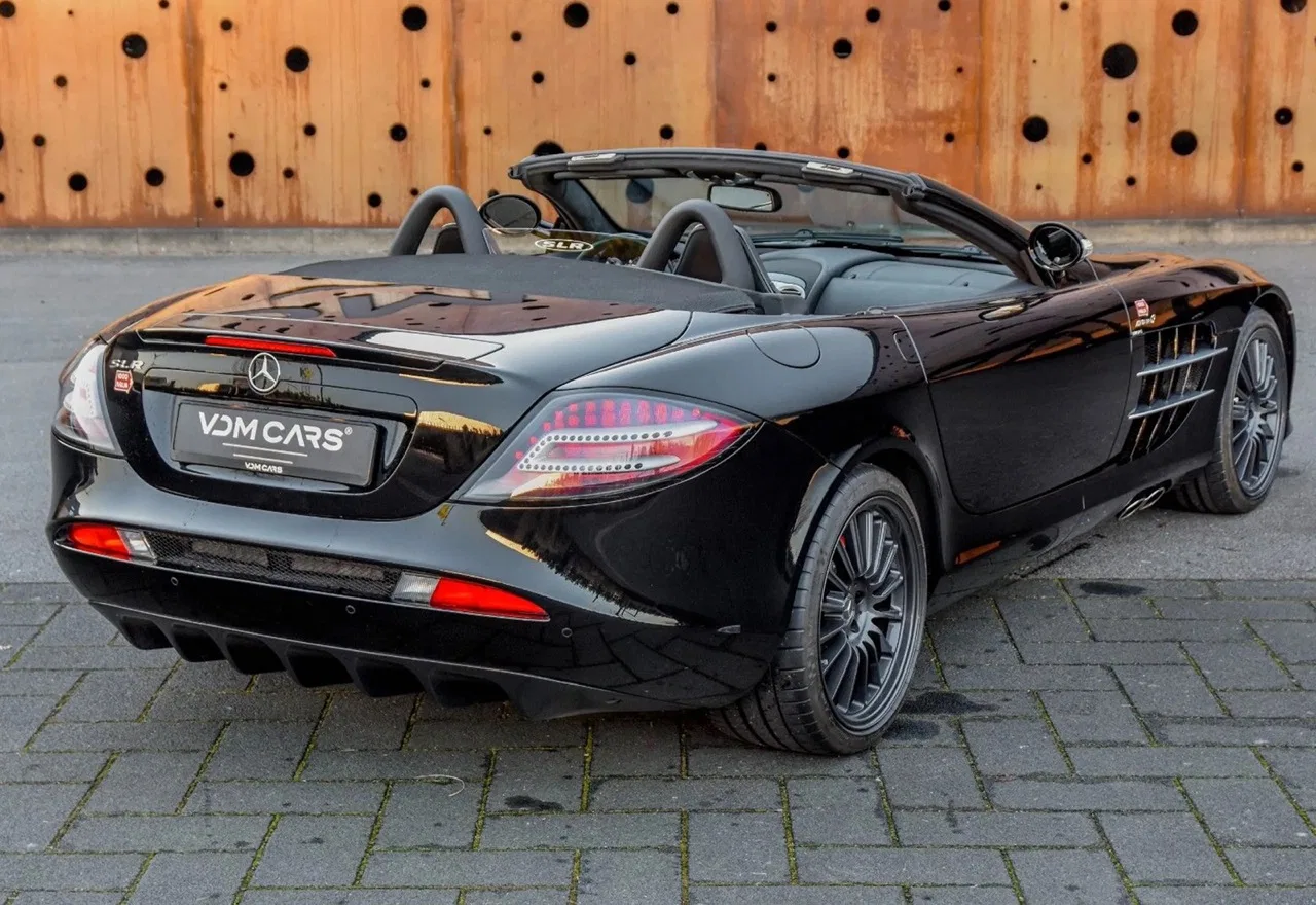 2010 Mercedes-Benz SLR McLaren Roadster for sale, exterior, Black