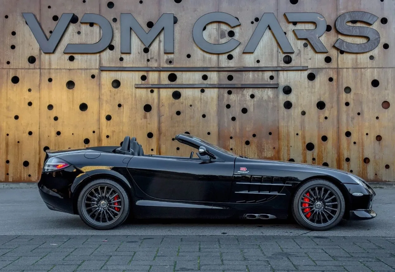 2010 Mercedes-Benz SLR McLaren Roadster for sale, exterior, Black
