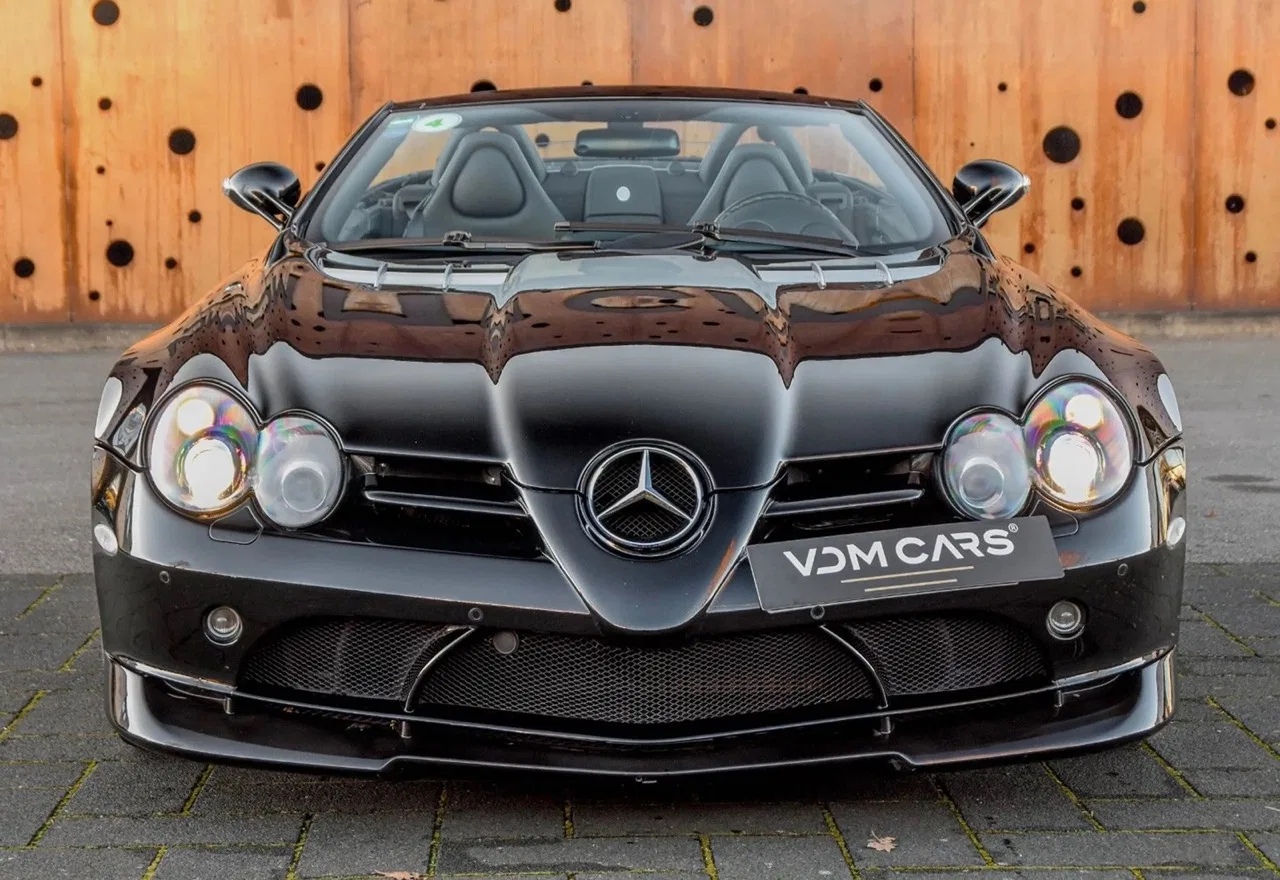 2010 Mercedes-Benz SLR McLaren Roadster for sale, exterior, Black