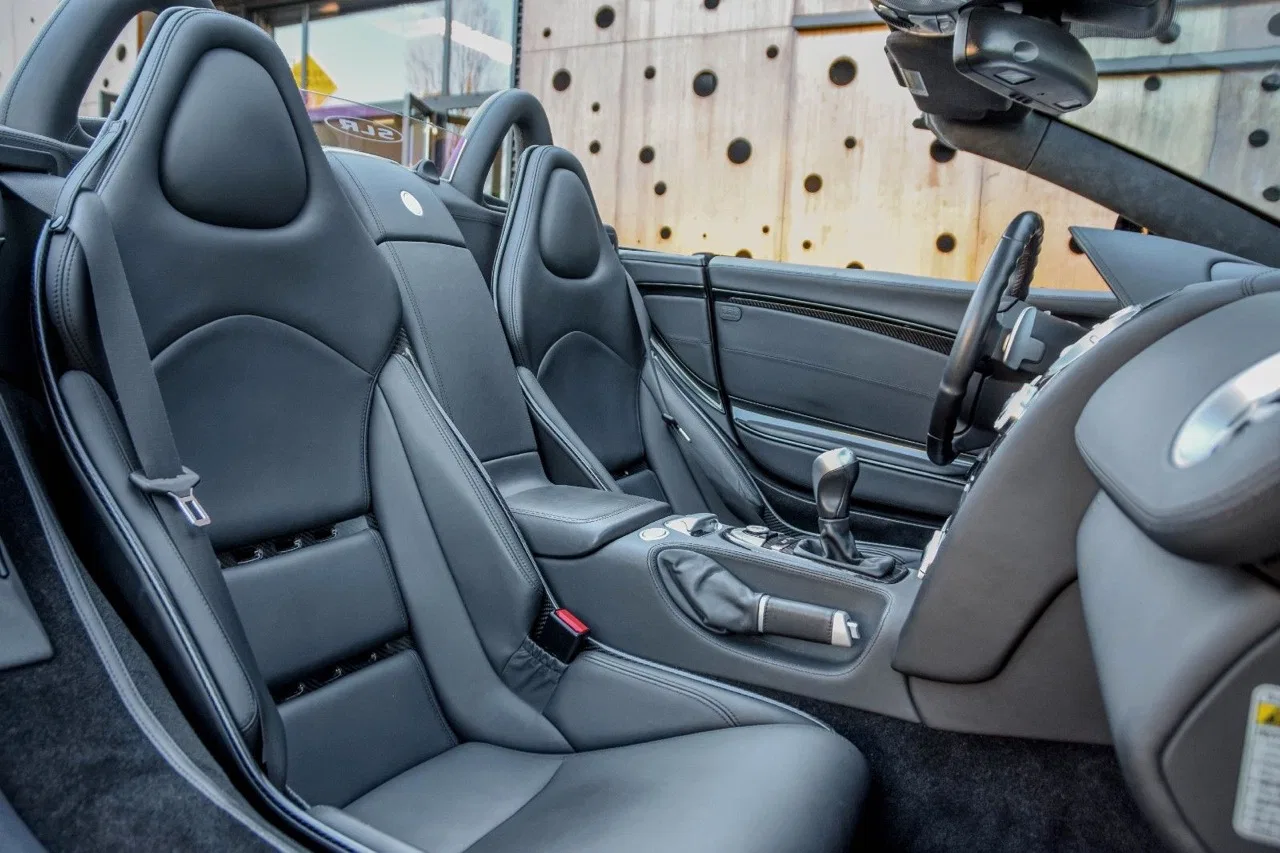2010 Mercedes-Benz SLR McLaren Roadster interior, seats, Black/Anthracite Exclusive Leather