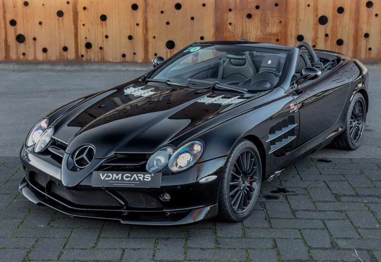2010 Mercedes-Benz SLR McLaren Roadster for sale, exterior, Black
