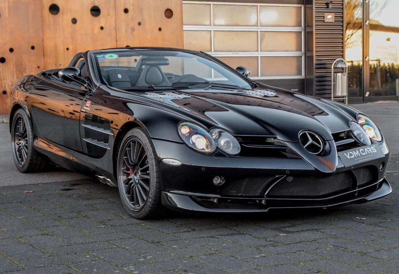2010 Mercedes-Benz SLR McLaren Roadster for sale, exterior, Black