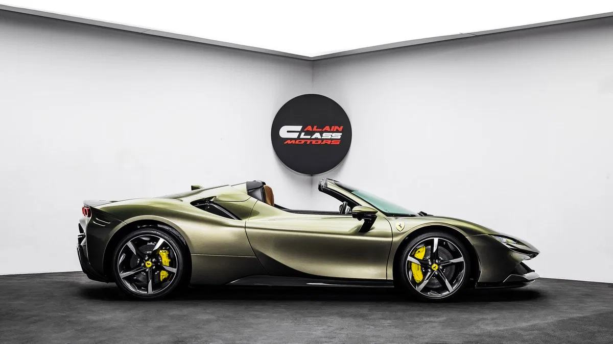 2024 Ferrari SF90 Spider for sale, exterior, Verde Masoni