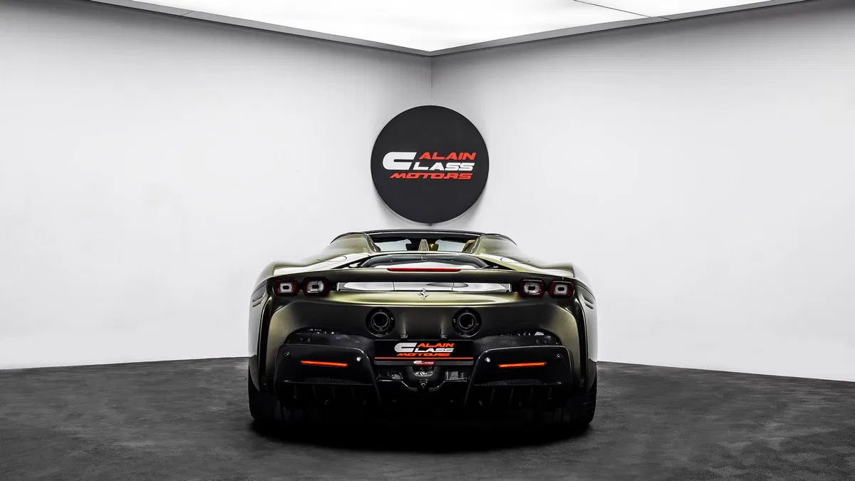2024 Ferrari SF90 Spider for sale, exterior, Verde Masoni