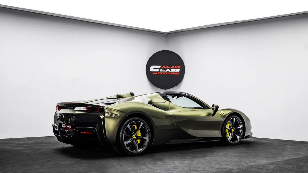 2024 Ferrari SF90 Spider for sale, exterior, Verde Masoni