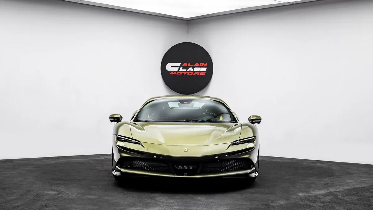 2024 Ferrari SF90 Spider for sale, exterior, Verde Masoni