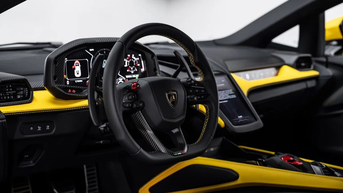 2024 Lamborghini Revuelto interior, Black