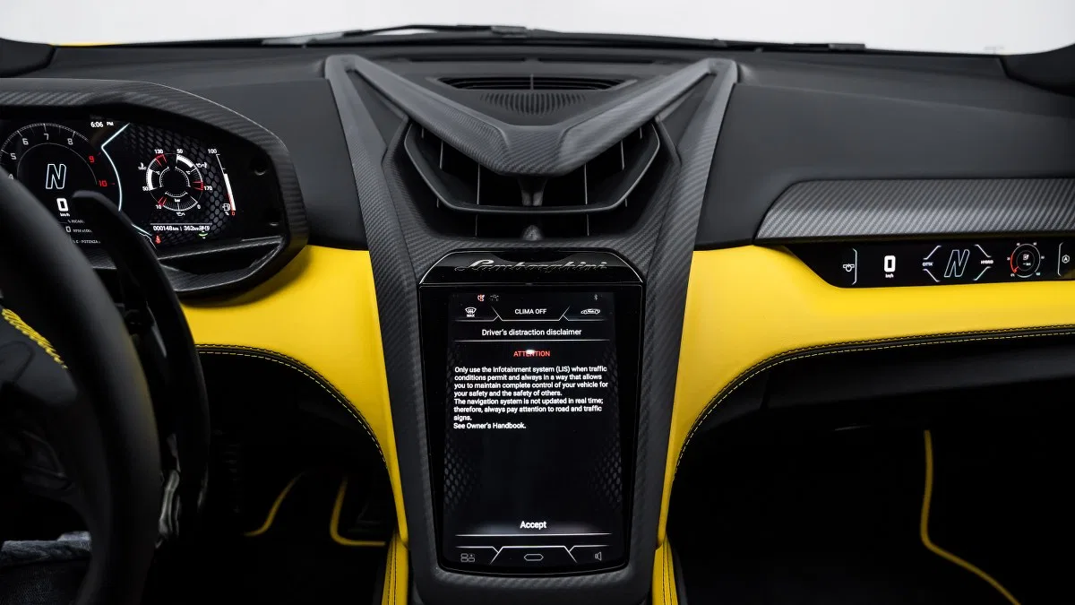 2024 Lamborghini Revuelto interior, Black