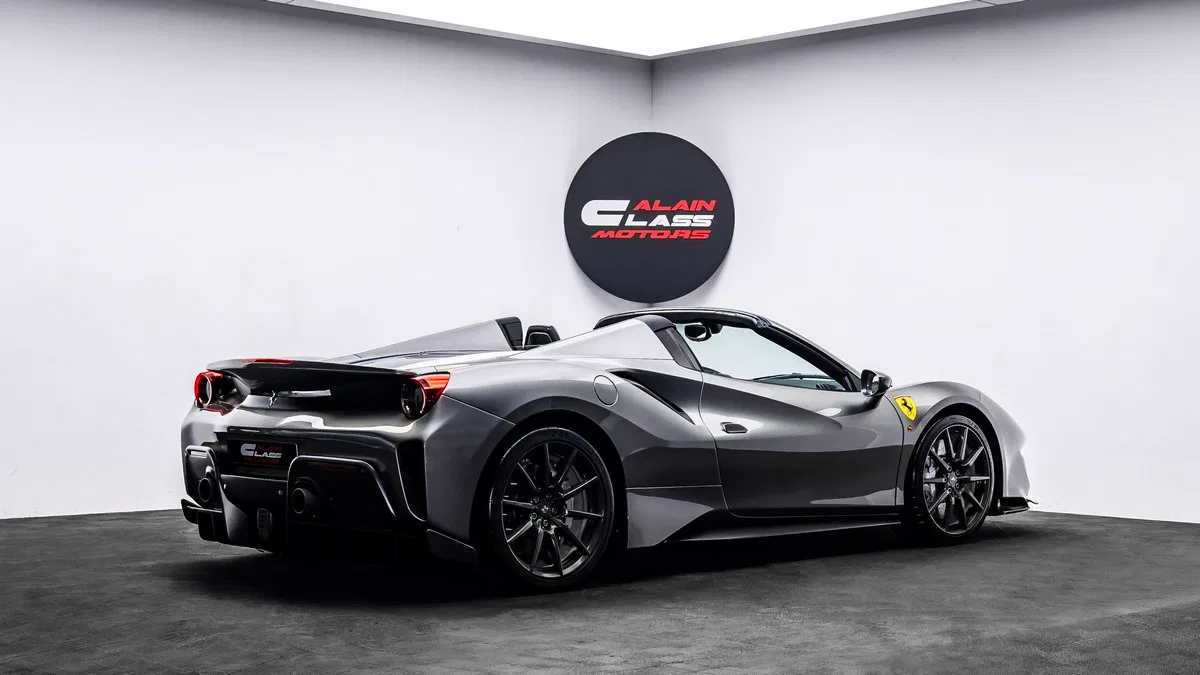 2020 Ferrari 488 Pista Spider for sale, exterior, Grigio Ferro Metallic