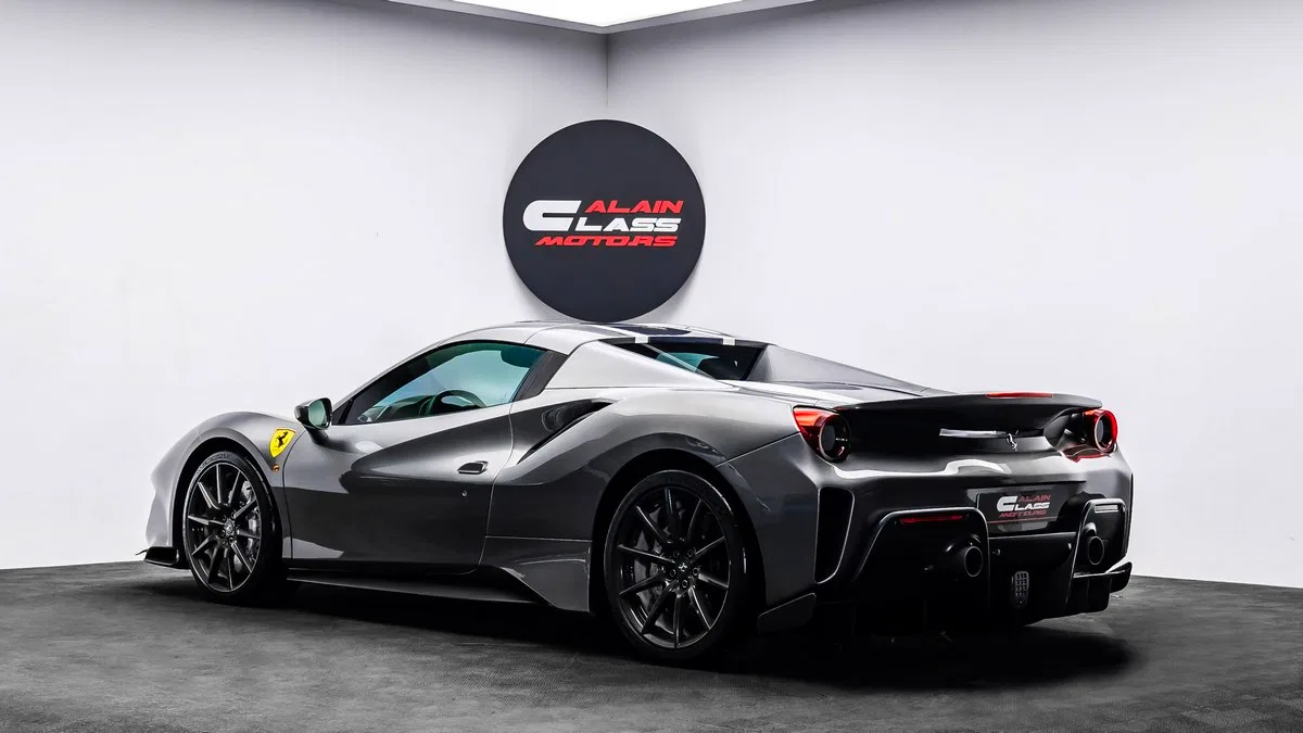 2020 Ferrari 488 Pista Spider for sale, exterior, Grigio Ferro Metallic