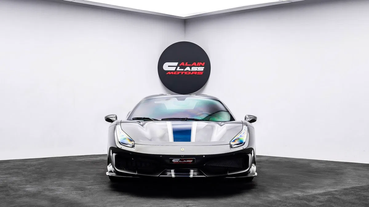 2020 Ferrari 488 Pista Spider for sale, exterior, Grigio Ferro Metallic