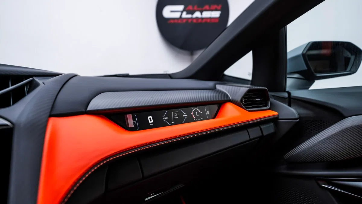 2024 Lamborghini Revuelto interior, Black | Orange