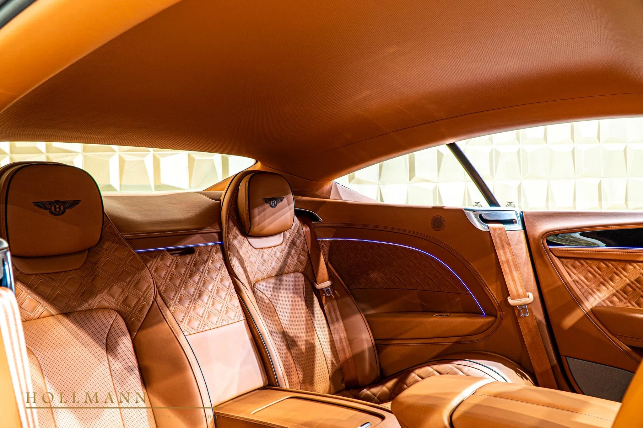 2019 Bentley Continental GT V8 interior, seats, NEWMARKET TAN