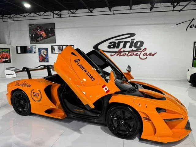 2019 McLaren Senna Can-Am for sale, exterior, McLaren Orange
