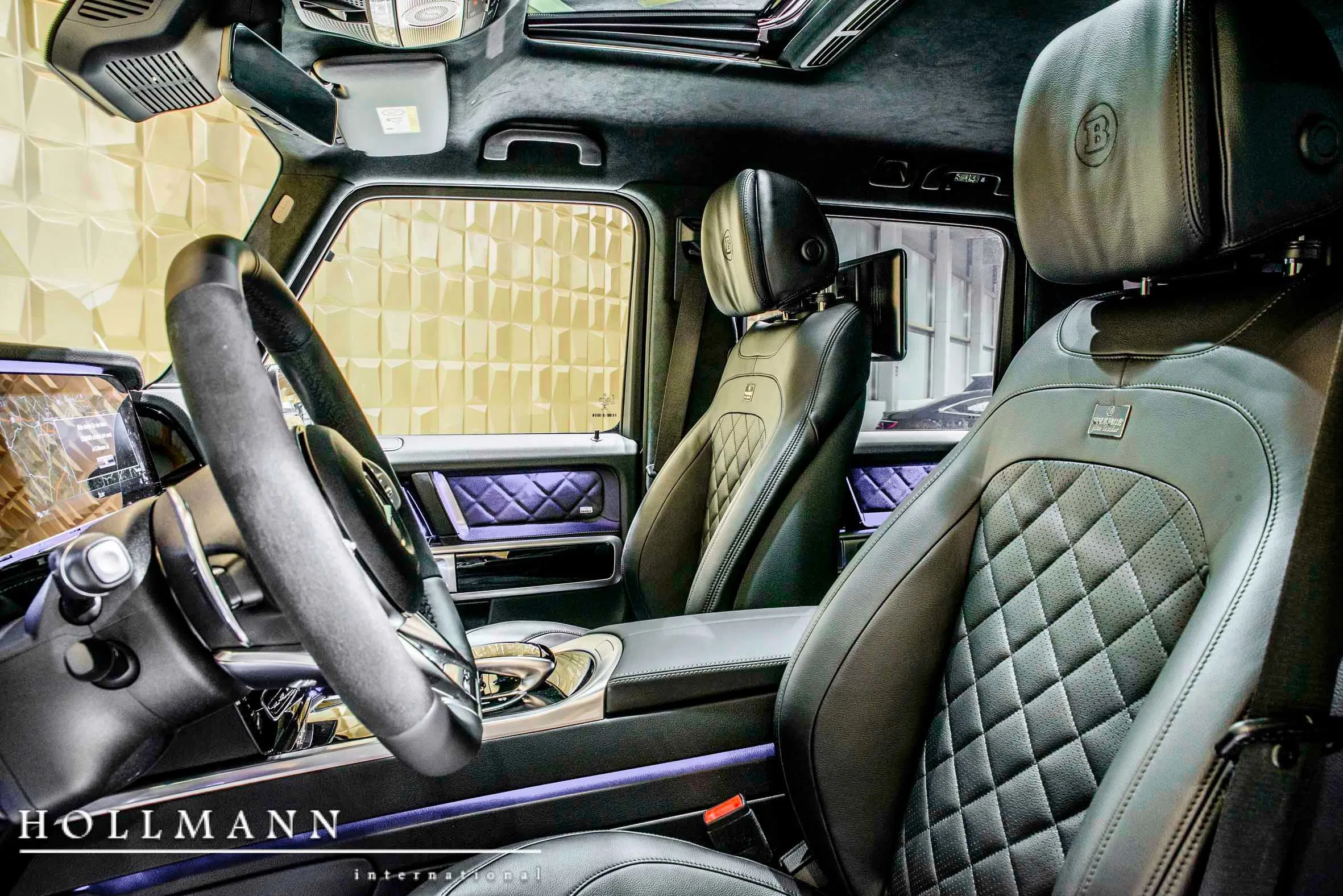 2019 BRABUS G 700 interior, seats, EXCLUSIV Leder Schwarz / Anthrazit