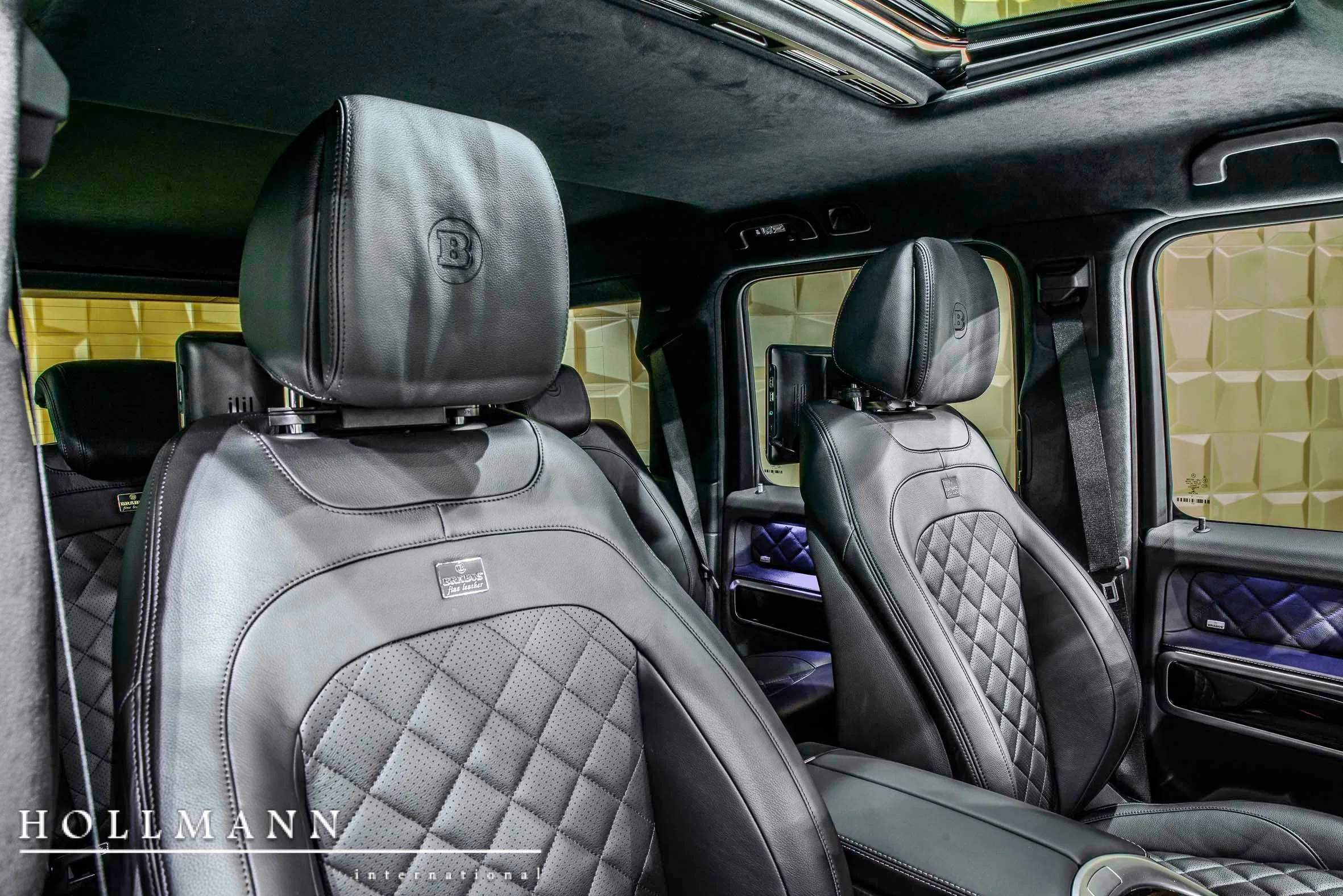 2019 BRABUS G 700 interior, seats, EXCLUSIV Leder Schwarz / Anthrazit