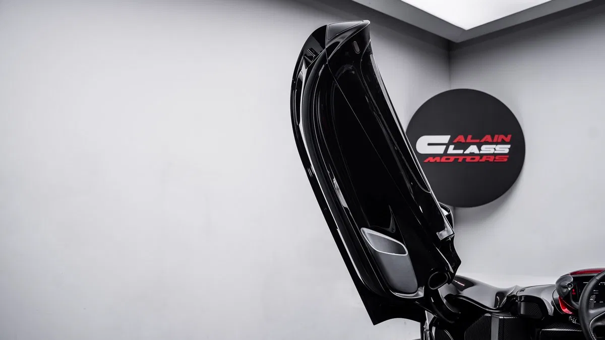 2021 McLaren Elva interior, Black