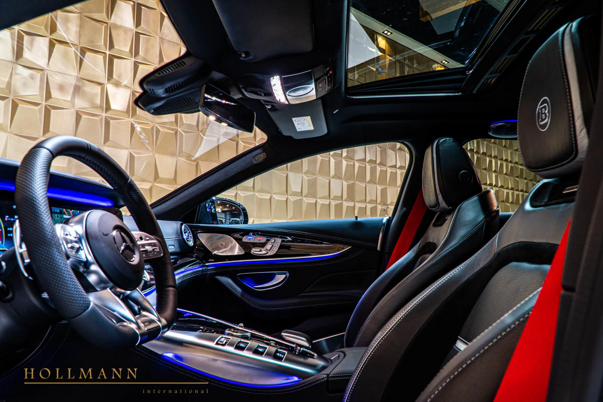 2019 BRABUS GT 800 interior, BRABUS Fine leather Black
