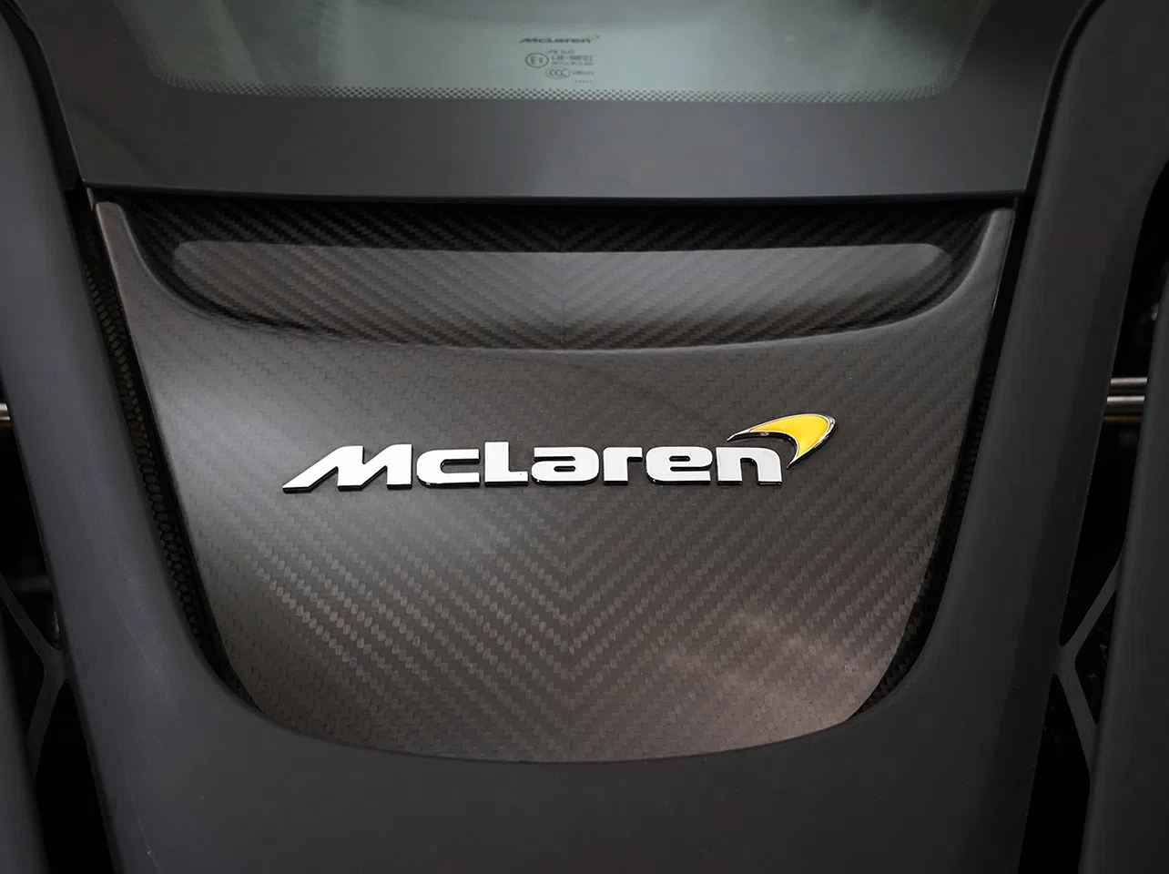 2013 McLaren P1 interior, door panel, Black with Yellow inserts
