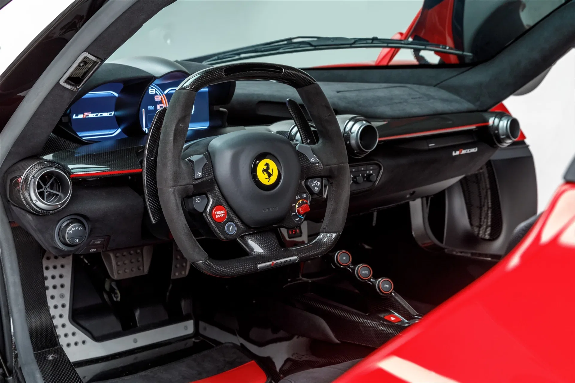 2015 Ferrari LaFerrari interior, dashboard, Black