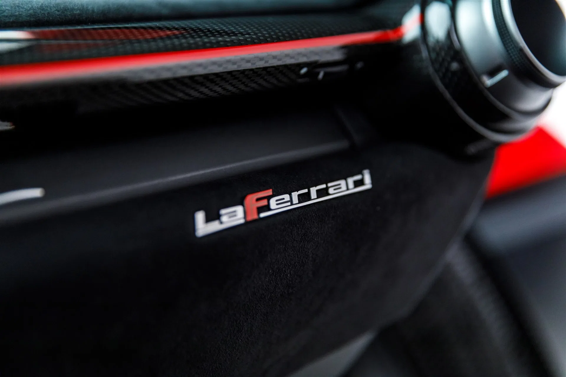 2015 Ferrari LaFerrari interior, door sill, Black