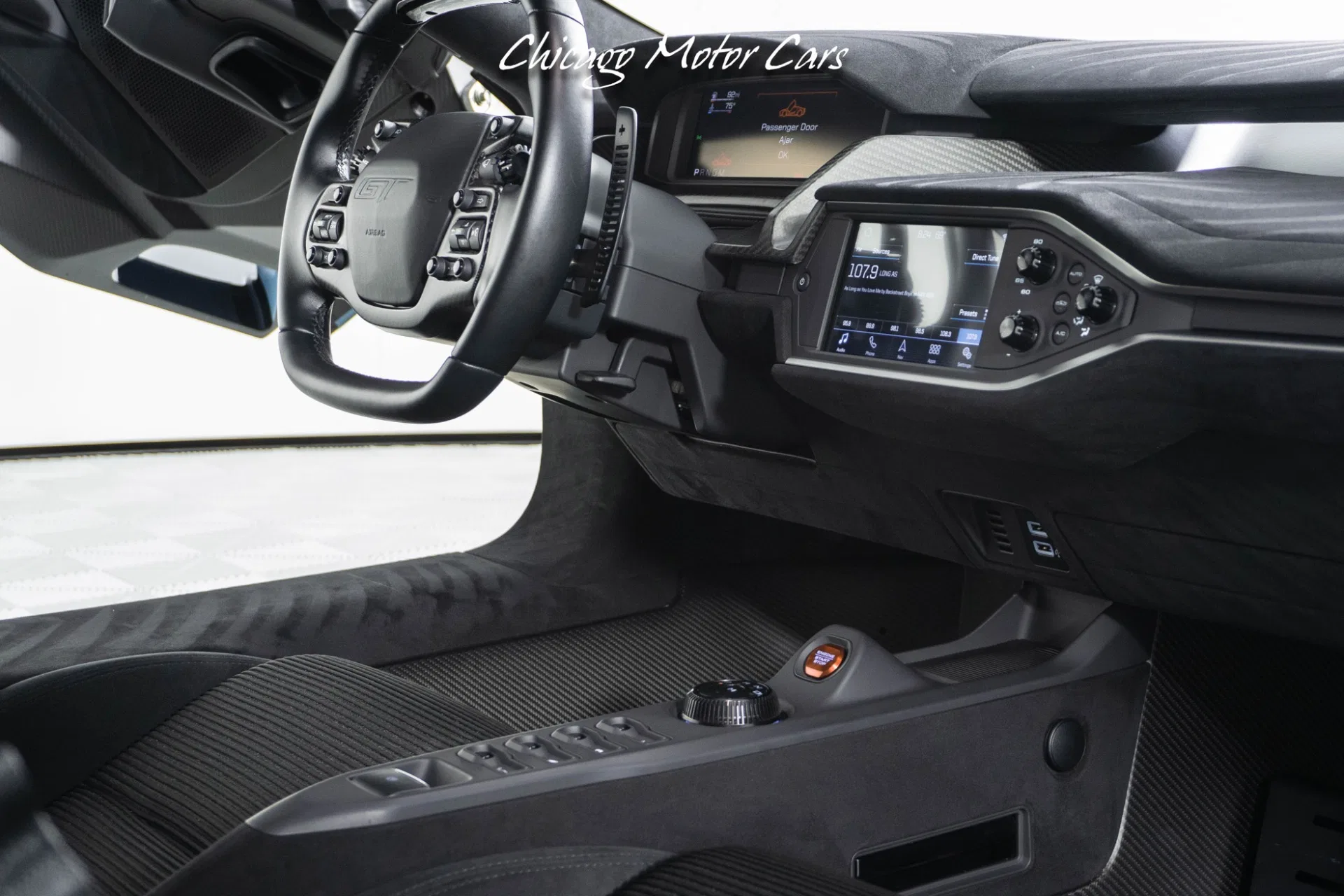 2018 Ford GT interior, Dark Energy