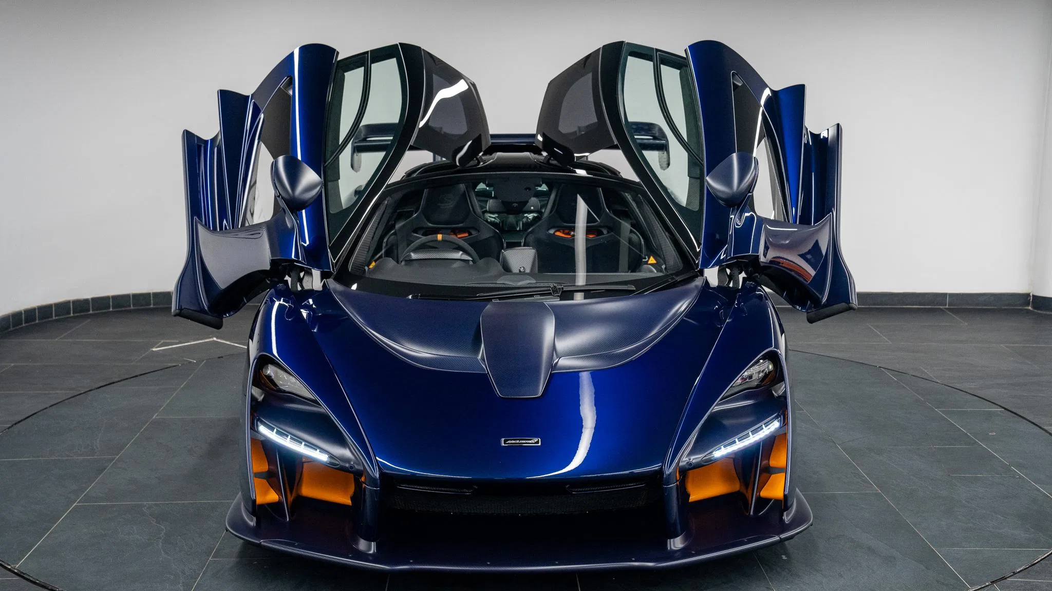 2018 McLaren Senna MSO for sale, exterior, MSO Atlantic Blue