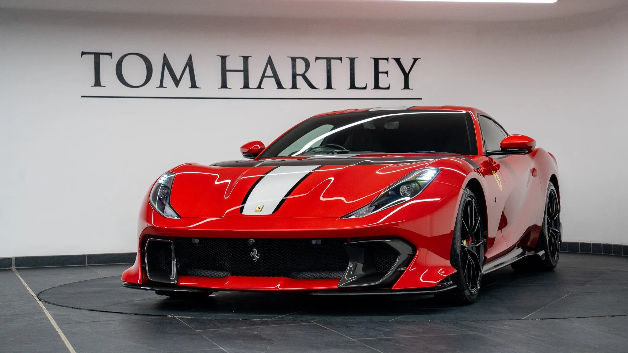 2022 Ferrari 812 Competizione for sale, exterior, Rosso Formula 1 2007