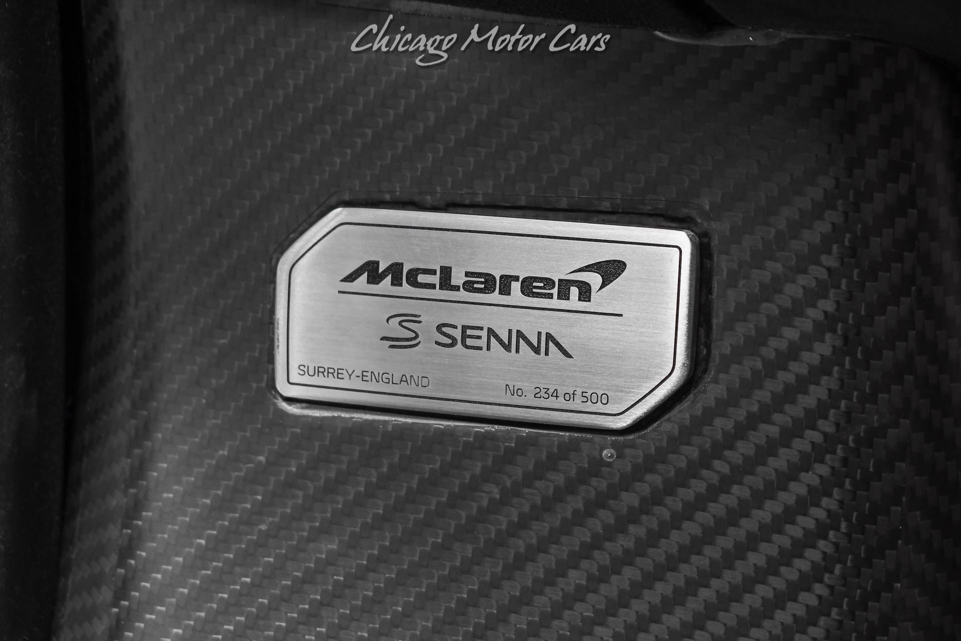 2019 Vendue McLaren Senna, 10/15
