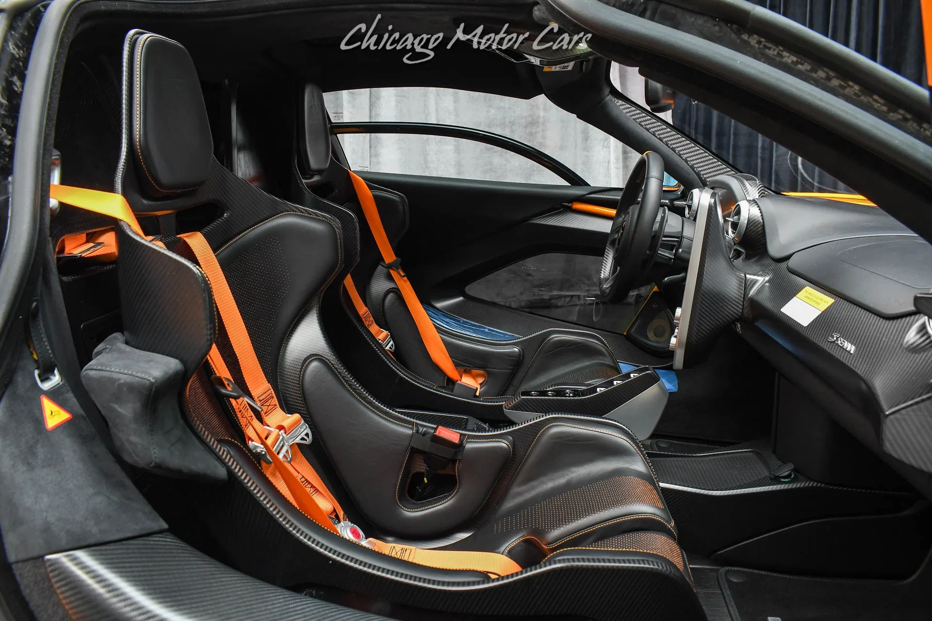 2019 McLaren Senna interior, Black