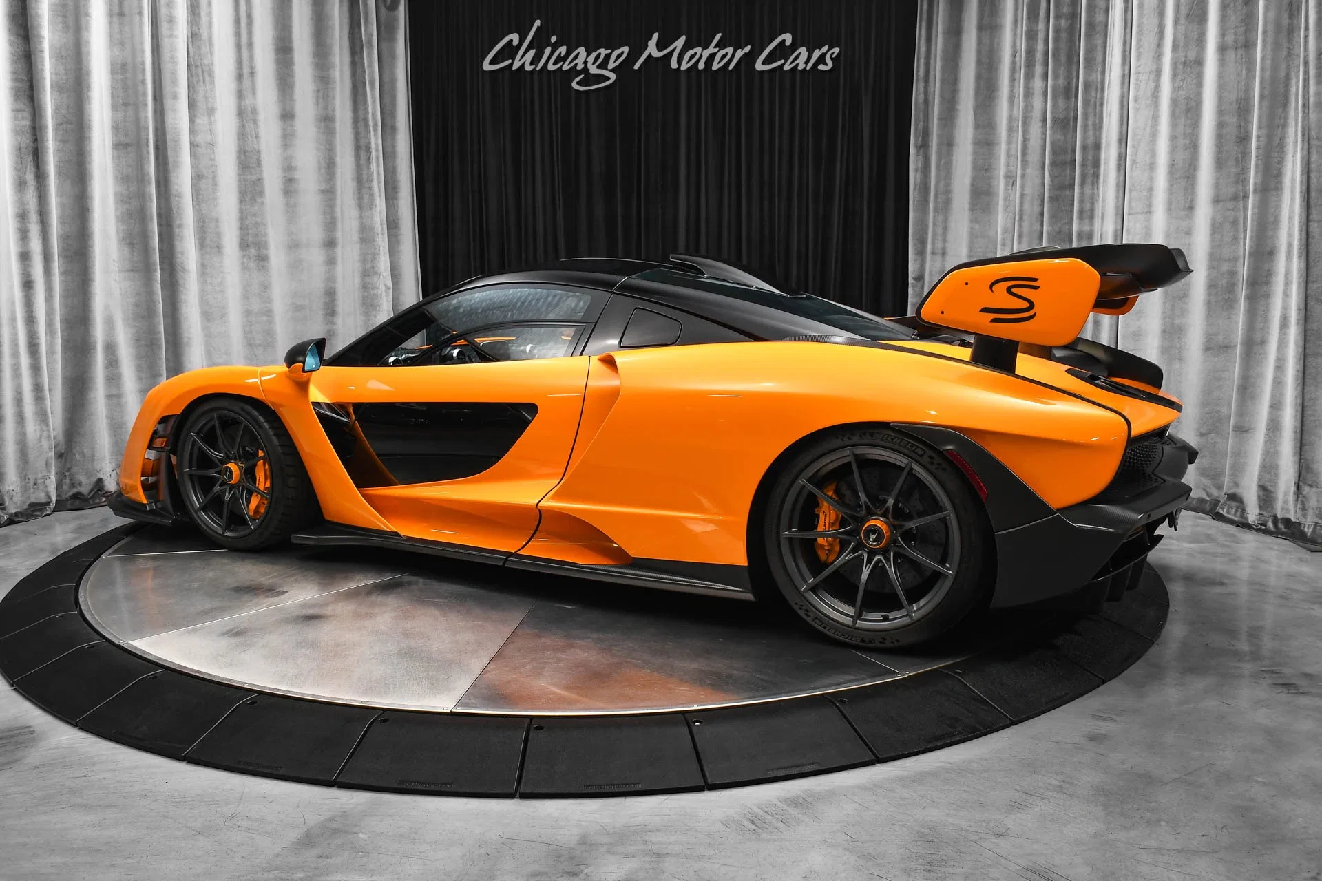 2019 McLaren Senna for sale, exterior, MSO Papaya Spark