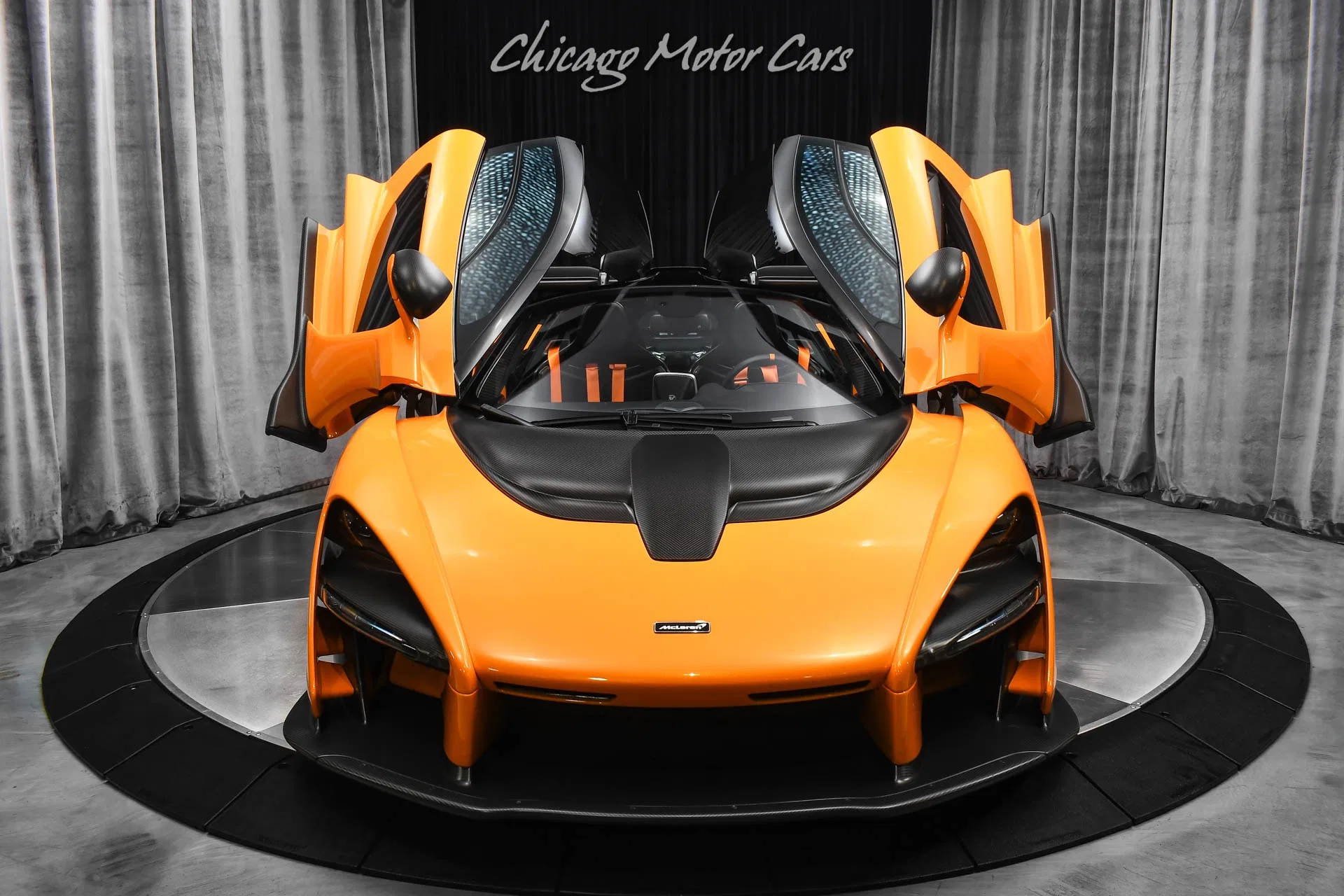 2019 McLaren Senna for sale, exterior, MSO Papaya Spark