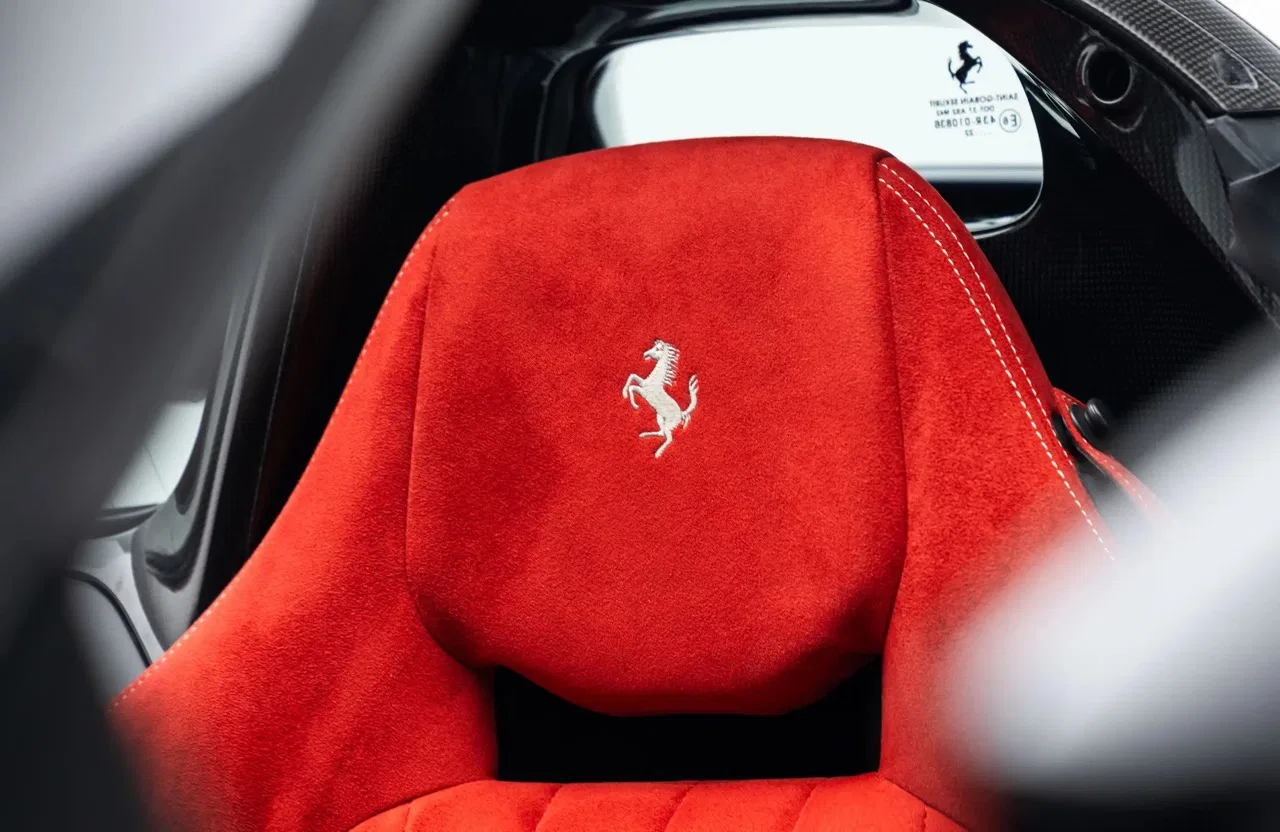 2023 Ferrari 812 Competizione A interior, Red